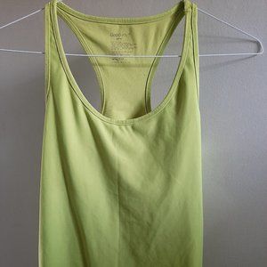 GAP Body Racerback Tank/Top NeonGreen Size Medium